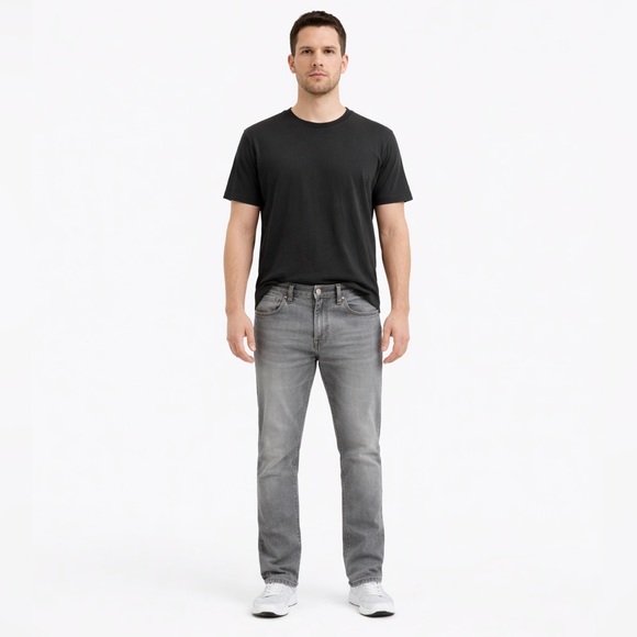 7 For All Mankind Other - 7 For All Mankind Men's Standard Light Gray Straight Jeans size 40